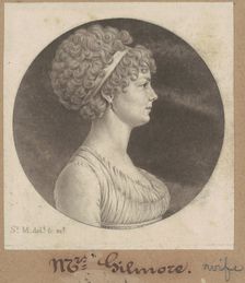 Mary Ann Smith Gilmor, 1803. Creator: Charles Balthazar Julien Févret de Saint-Mémin