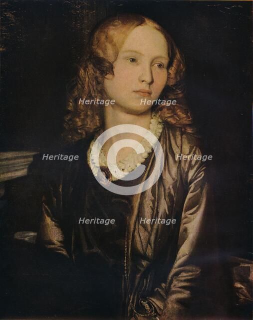 'Mary Ann, Wife of Leonard Collman', c1854 (1931). Artist: Alfred George Stevens.