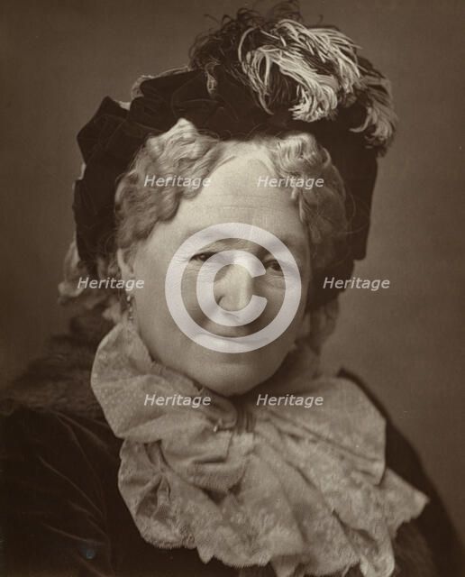 Mary Anne Stirling, British actress, 1883. Artist: Unknown