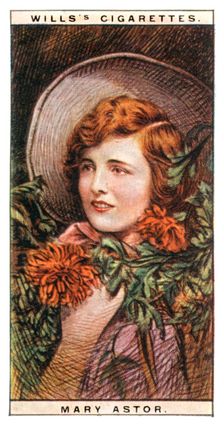Mary Astor (1906-1987), Academy Award-winning American actress, 1928.Artist: WD & HO Wills