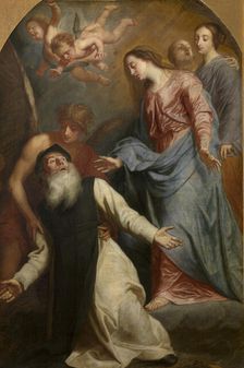 Mary Appears to Saint William of Aquitaine. Creator: Pieter Thijs