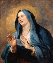 Mary as Mater Dei, 1620. Creator: Anthony van Dyck