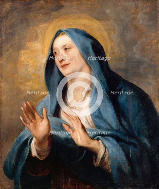 Mary as Mater Dei, 1620. Creator: Anthony van Dyck.