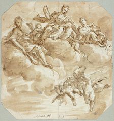 Mary as Queen of Heaven or Apotheosis of Saint, n.d. Creator: Antonio Balestra