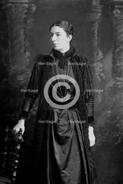 Mary Augusta Ward, English novelist and social worker, c1890. Artist: Unknown