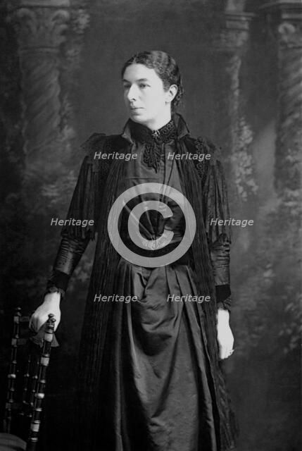 Mary Augusta Ward, English novelist and social worker, c1890. Artist: Unknown