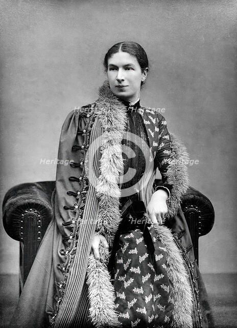 Mary Augusta Ward, Mrs Humphry Ward, c1870s. Creator: Barraud.