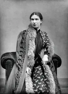 Mary Augusta Ward, Mrs Humphry Ward, c1870s. Creator: Barraud