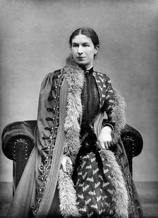 Mary Augusta Ward, Mrs Humphry Ward, c1870s. Creator: Barraud