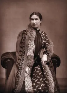 Mary Augusta Ward, Mrs Humphry Ward, c1870s. Creator: Barraud