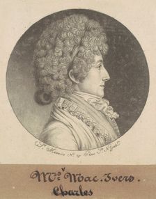 Mary Bache McEvers, 1798. Creator: Charles Balthazar Julien Févret de Saint-Mémin