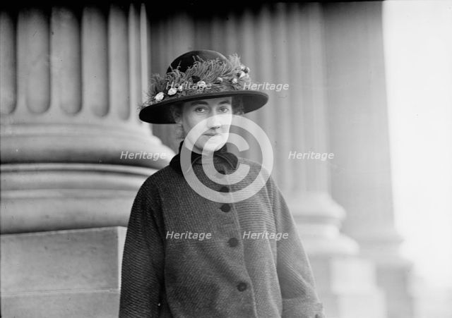 Mary Boland - witness In Archibald Case, 1912. Creator: Harris & Ewing.