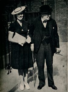 Mary Churchill and Her Father c1945. Creator: Unknown