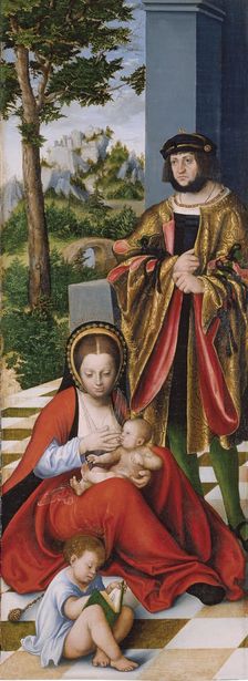 Mary Cleophas and Alphaeus (with the features of Frederick the Wise) with two of their sons, 1509. Creator: Lucas Cranach the Elder