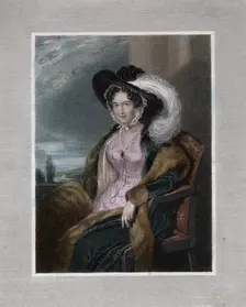 Mary Elizabeth, Baroness of Clifford 1828.Artist: J Wright
