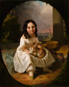 Mary Elizabeth Francis, the Artist's Daughter, ca. 1840. Creator: John F. Francis