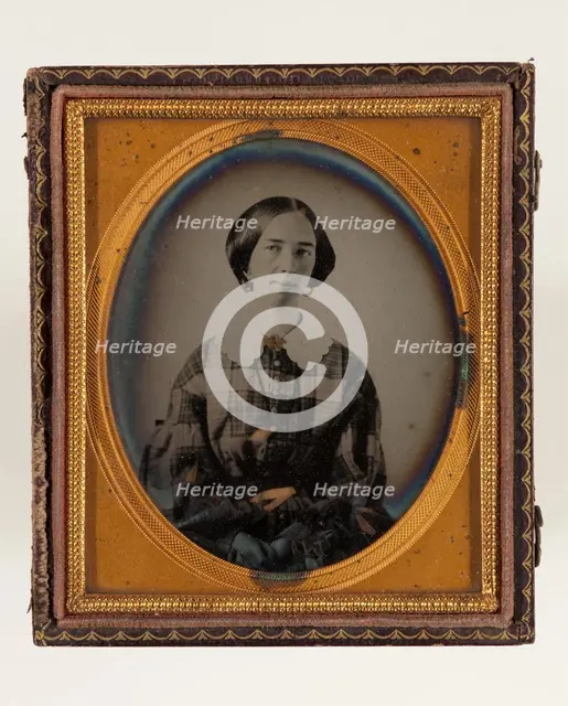 Mary Elizabeth Hoyt (later Mrs. Eugene Beauharnais Gibbs), between 1860 and 1870. Creator: Unknown.