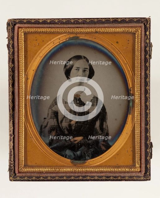 Mary Elizabeth Hoyt (later Mrs. Eugene Beauharnais Gibbs), between 1860 and 1870. Creator: Unknown.