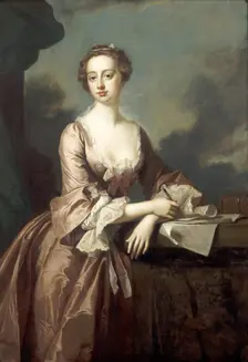 Mary Finch, Viscountess Andover, 1746. Artist: Thomas Hudson