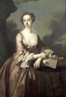 Mary Finch, Viscountess Andover, 1746. Artist: Thomas Hudson