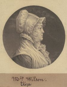 Mary Fleming Lewis, c. 1808. Creator: Charles Balthazar Julien Févret de Saint-Mémin
