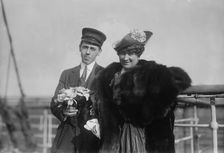 Mary Garden and Flower Boy??, between c1910 and c1915. Creator: Bain News Service