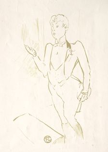 Mary Hamilton, 1893. Creator: Henri de Toulouse-Lautrec (French, 1864-1901)