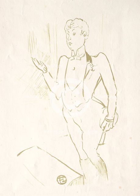 Mary Hamilton, 1893. Creator: Henri de Toulouse-Lautrec (French, 1864-1901).