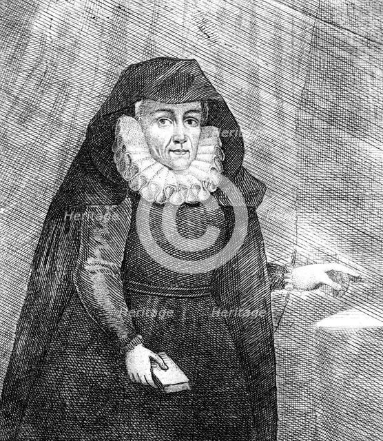 Mary Honeywood aged 93. Artist: Unknown