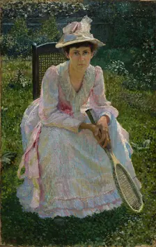 Mary Holland Bacher, 1891. Creator: Otto H. Bacher (American, 1856-1909)