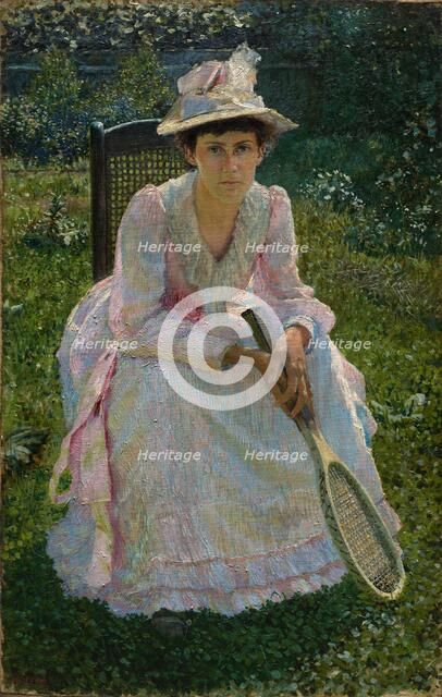 Mary Holland Bacher, 1891. Creator: Otto H. Bacher (American, 1856-1909).