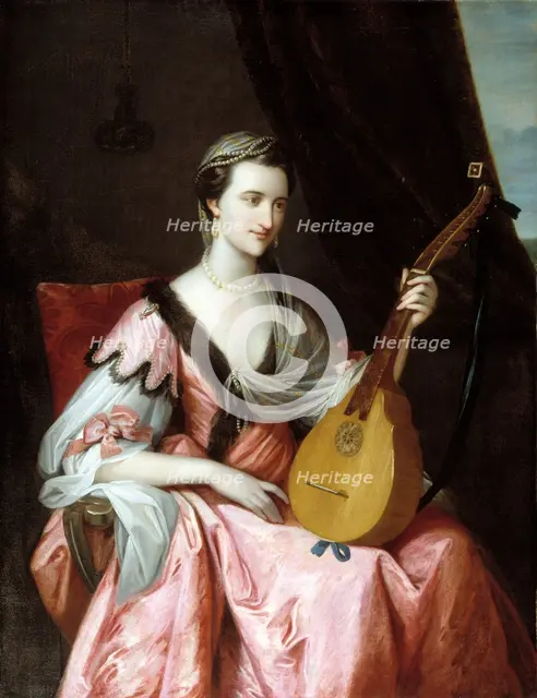 Mary Hopkinson, ca. 1764. Creator: Studio of Benjamin West.
