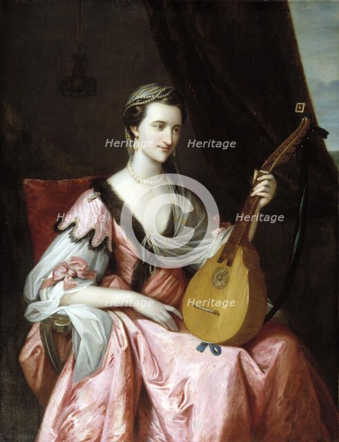 Mary Hopkinson, ca. 1764. Creator: Studio of Benjamin West.