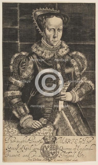 Mary I, Queen of England, 1600-1627. Creator: Francis Delaram.