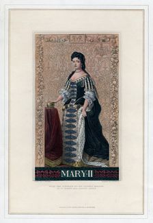 Mary II, Queen of England, Scotland and Ireland.Artist: R Anderson