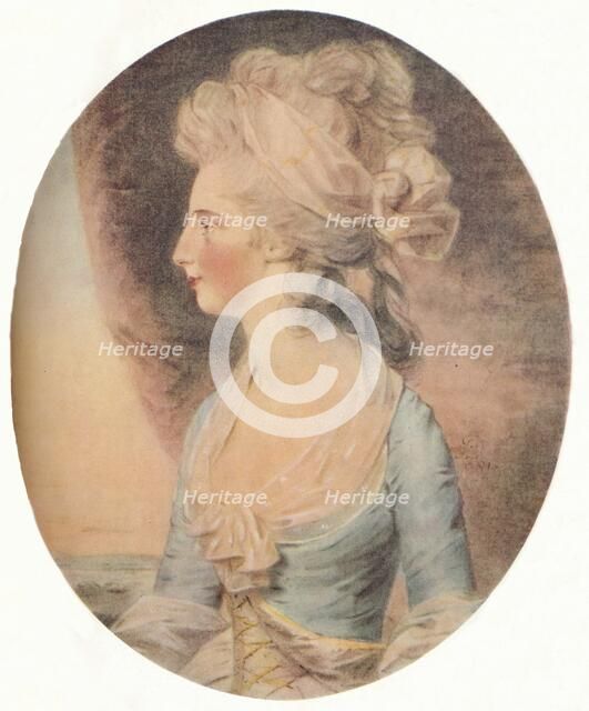 'Mary Isabella, Duchess of Rutland', c1781. Artist: John Downman.