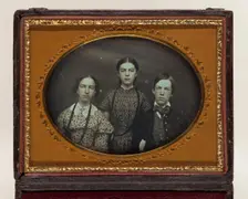 Mary, Jane, and John Hoyt, between 1850 and 1860. Creator: Unknown