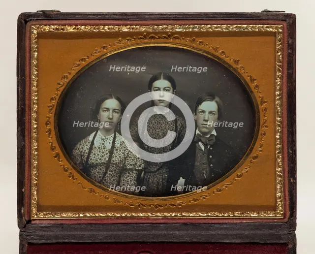 Mary, Jane, and John Hoyt, between 1850 and 1860. Creator: Unknown.