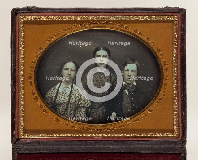 Mary, Jane, and John Hoyt, between 1850 and 1860. Creator: Unknown.