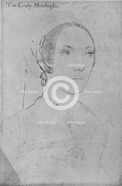 'Mary, Lady Monteagle', c1538-1540 (1945). Artist: Hans Holbein the Younger.