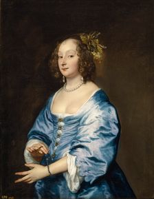 Mary, Lady Van Dyck, c1640. Creator: Anthony van Dyck