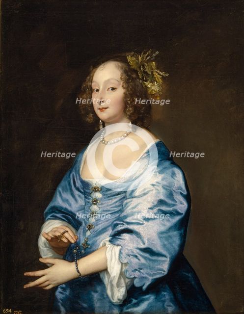Mary, Lady Van Dyck, c1640. Creator: Anthony van Dyck.