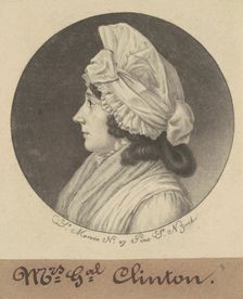 Mary Little Gray Clinton, 1798. Creator: Charles Balthazar Julien Févret de Saint-Mémin