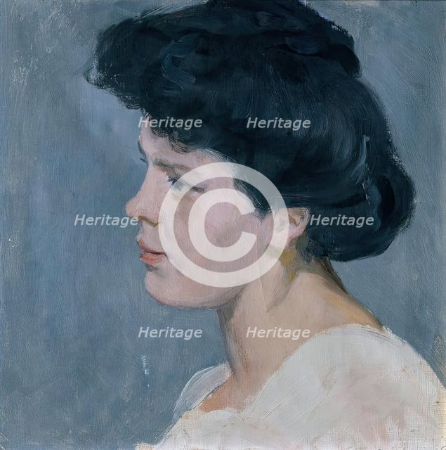 Mary Losert, niece of the artist, 1919. Creator: Ernst Stohr.