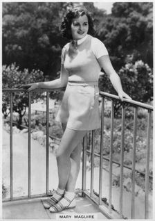 Mary Maguire, Australian actress, c1936-c1939