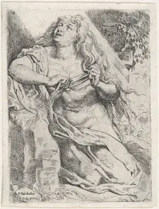 Mary Magdalen in the wilderness, ca. 1613-14. Creator: Willem Pietersz. Buytewech