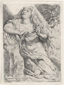 Mary Magdalen in the wilderness, ca. 1613-14. Creator: Willem Pietersz. Buytewech