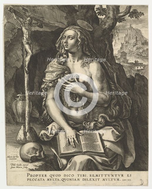 Mary Magdalen.n.d. Creator: Jan Wierix.