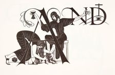 Mary Magdalene, 1931, (wood engraving)