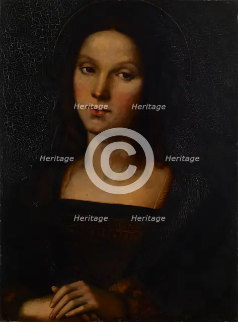 Mary Magdalene, copy after Pietro Perugino, 1897. Creator: Albert Gebhard.